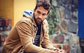 Men's Brown Hoodie Jacket
